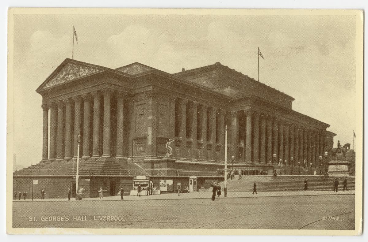 Inglismaa. Liverpool, vaade George´i Hallile