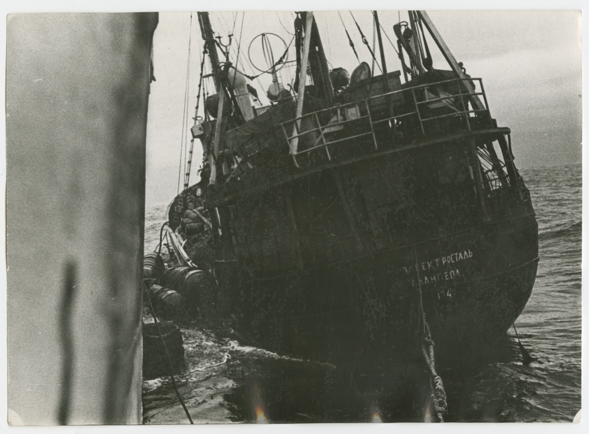 Klaipeda kalapüügilaev SRT-335 "Elektrostal" merel