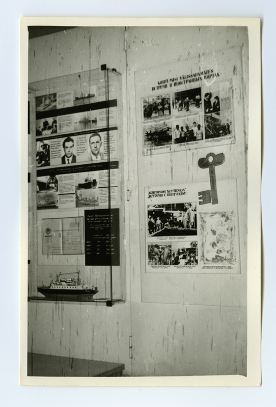 Eesti Riikliku Meremuuseumi esimene ekspositsioon. Vaade kolmanda korruse suurde saali.