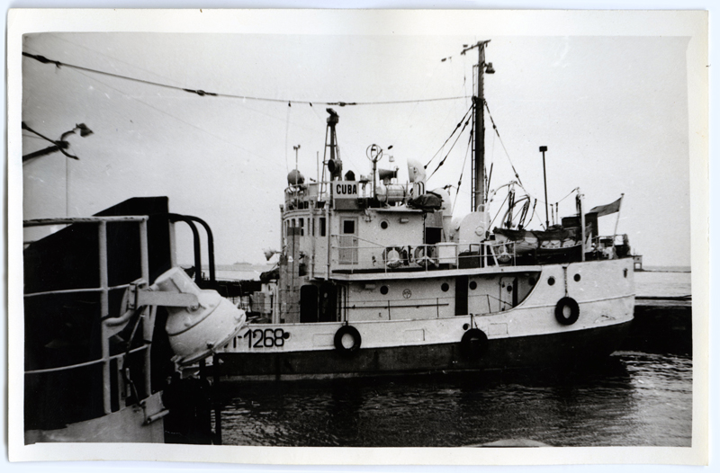 Kalurikolhoosi "Hiiu Kalur" transportlaev "Cuba" Rohuküla sadamas