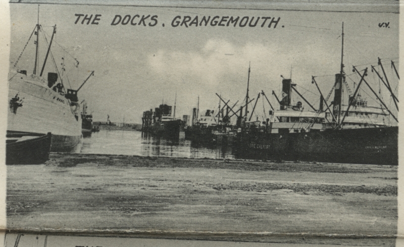 Postkaart: Grangemouth'i sadam