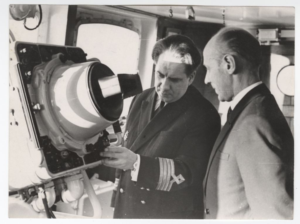 Arktikas m/l "Viljano" pardal kaptenid Harry Liidemann ja H. Tammaru