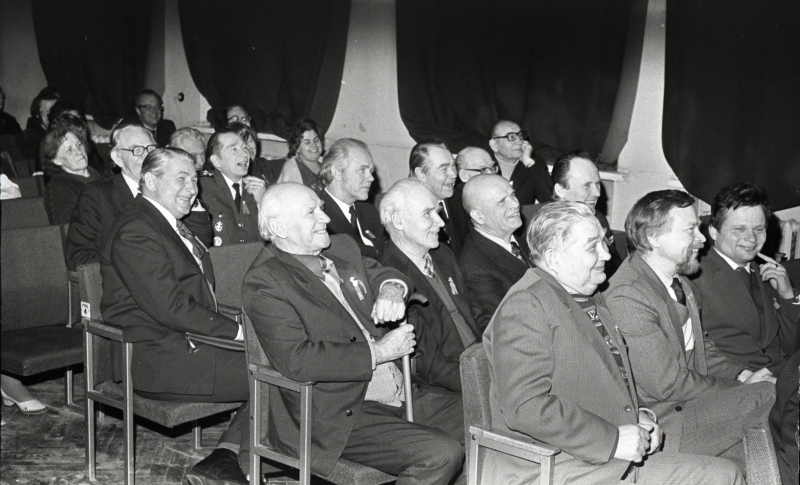 Eesti Riikliku Meremuuseumi 50. aastapäevale pühendatud teaduskonverents Tallinna Mereklubis (Uus-Sadama 14): vaade kuulajatele saalis.
30.01.1985