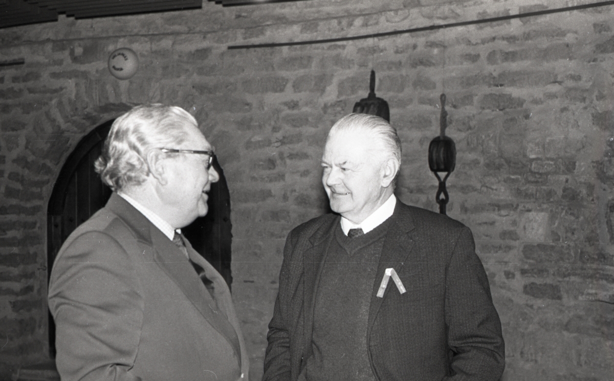 Eesti Riikliku Meremuuseumi teaduskonverents, muuseumis näituse avamisel Herman Sepp ja Edmund Russow