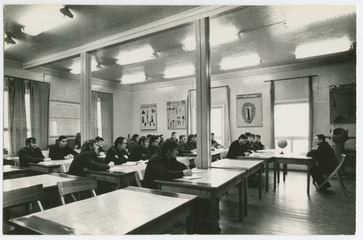 Vaade Pärnu Õppekursuste Kombinaadi õppetunnile klassis