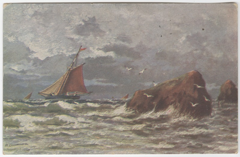 Purjekad tormisel merel