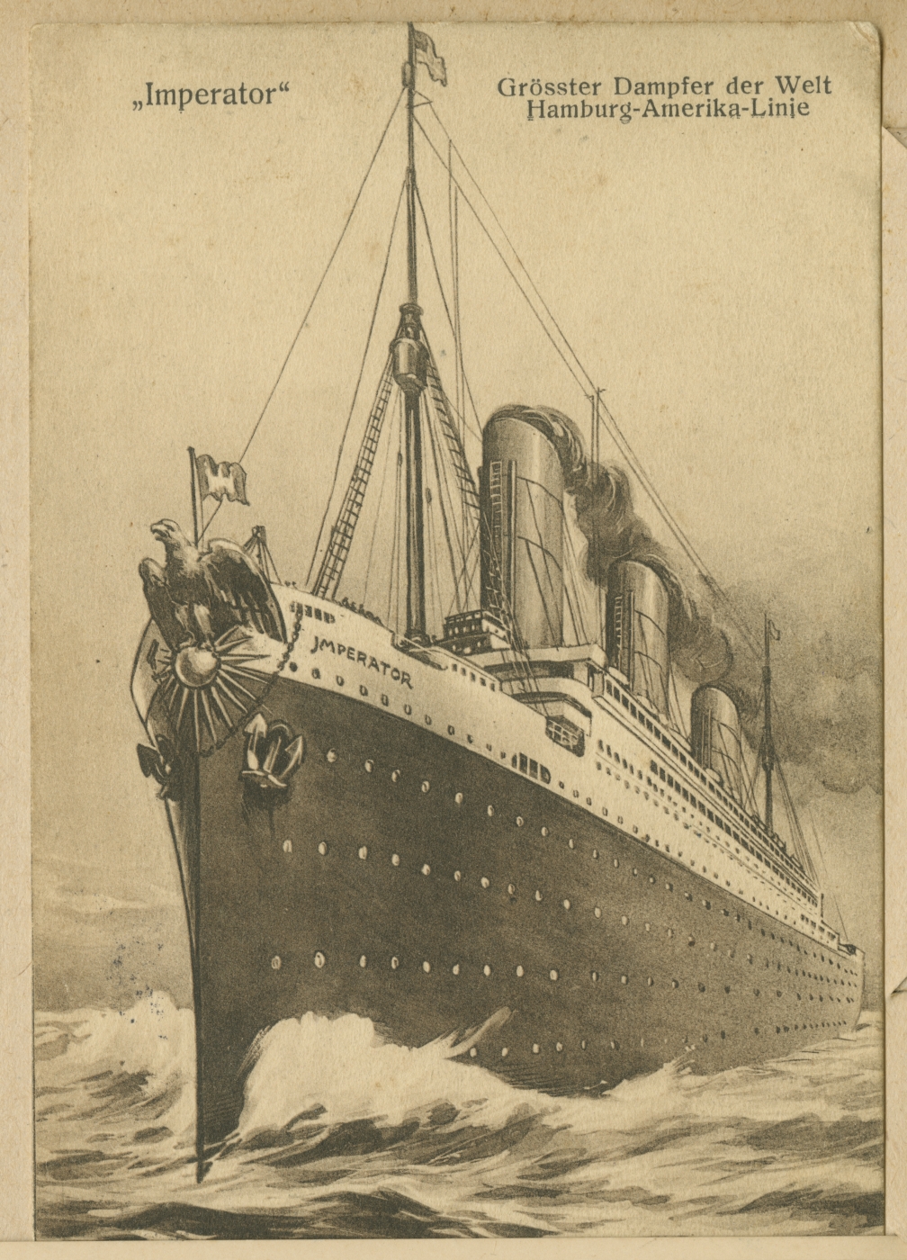 Hamburg-Amerika Linie reisiaurik S S "Imperator" (hilisem "Berengaria")