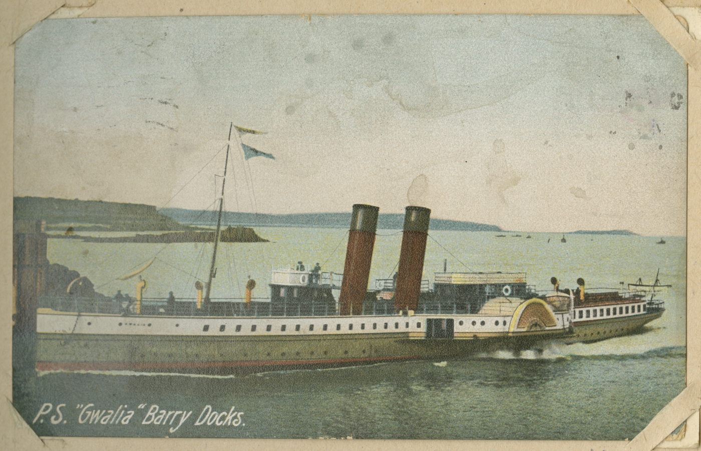 Barry Railway Company auru-rataslaev  P.S. "Gwalia"