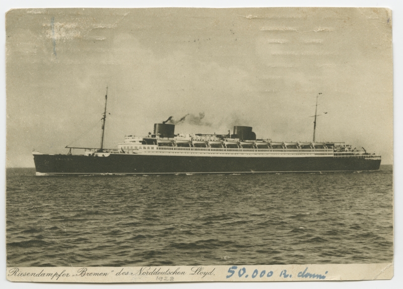 NDLi hiigelreisilaev: P. D.  "Bremen" merel