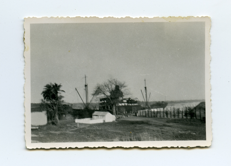 Eesti kaubaaurik ''Kuressaar'' Aafrikas maapähkleid lastimas