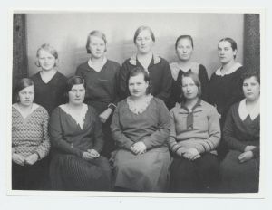 Kehtna Perenaiste Talvekooli õpilasi 1931.a.