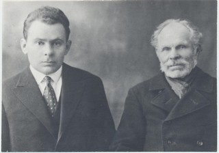 Jaagup Loosalu koos isa Jüri Veidega