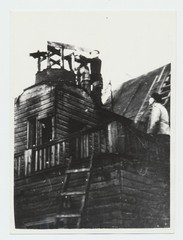 Hans Pansooma  maja kellatorni lammutamine