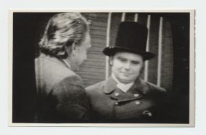 Mahtra rahvapilliorkester saates „Kootud ilo lõngaga“. Kalmer Tennosaar ja Elmot Abel