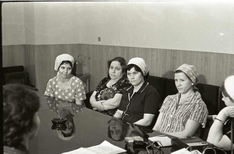 L.Võhhodina, J.Zujeva, L.Lintsen, S.Petrova, ENSV preemia laureaadid