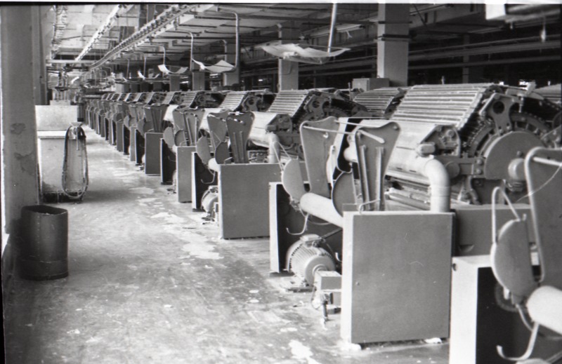 Kreenholmi manufaktuuri ettevalmistustsehhi uued seadmed