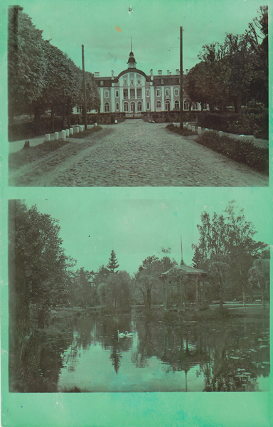 Narva-Jõesuu kursaal. Valge park