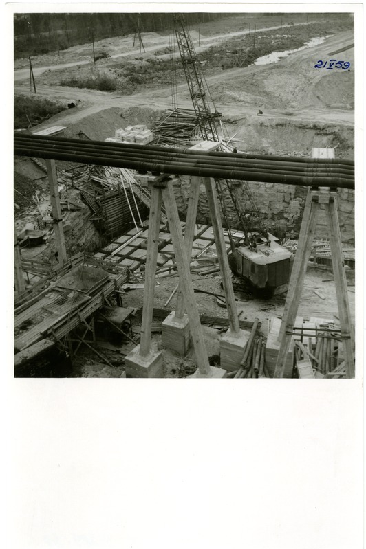 Balti Soojuselektrijaama ehitus. Tuhaeemaldamise trass