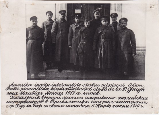 Ameerika-inglise sõjaline mission Narvas. 1919.a.