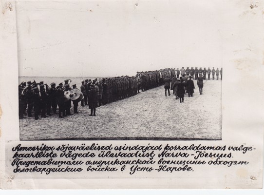 Ameerika-inglise sõjaline mission Narva-Jõesuus. 1919.a.