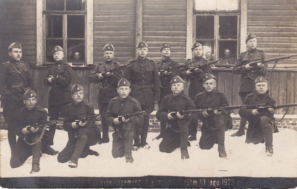 I jalaväe rügemendi 5 kompanii II rühm III jagu. 1923