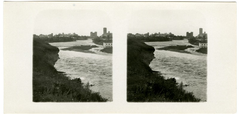 Narva jõgi, Kreenholm. Stereofoto. 1931.a.