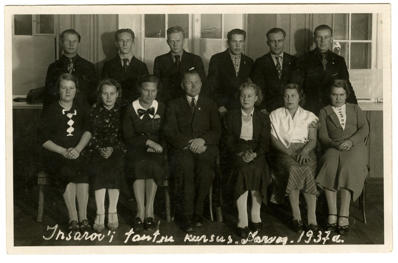 Insarovi tantsukursus, Narva, 1937