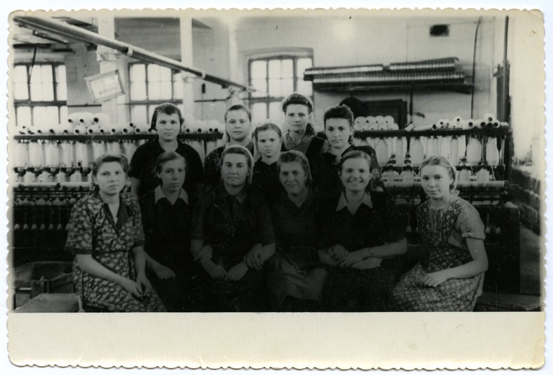 Kreenholmi manufaktuur, Vana ketrusvabrik. Töötajad. 1950.aastail