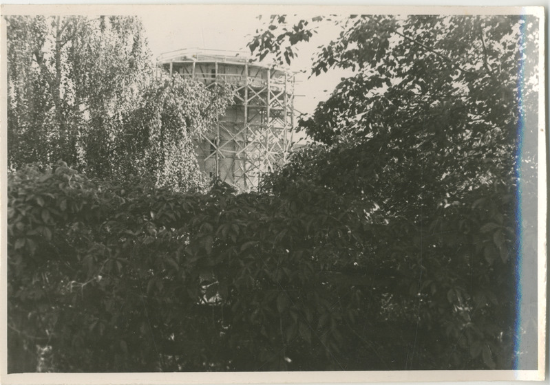 Foto. Veetorni ehitamine Pärnus