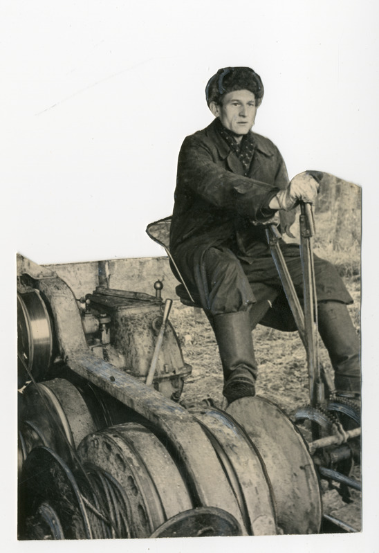 Foto. Traktorist