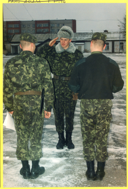 Foto. Noorsõdurite ülendamine reameesteks