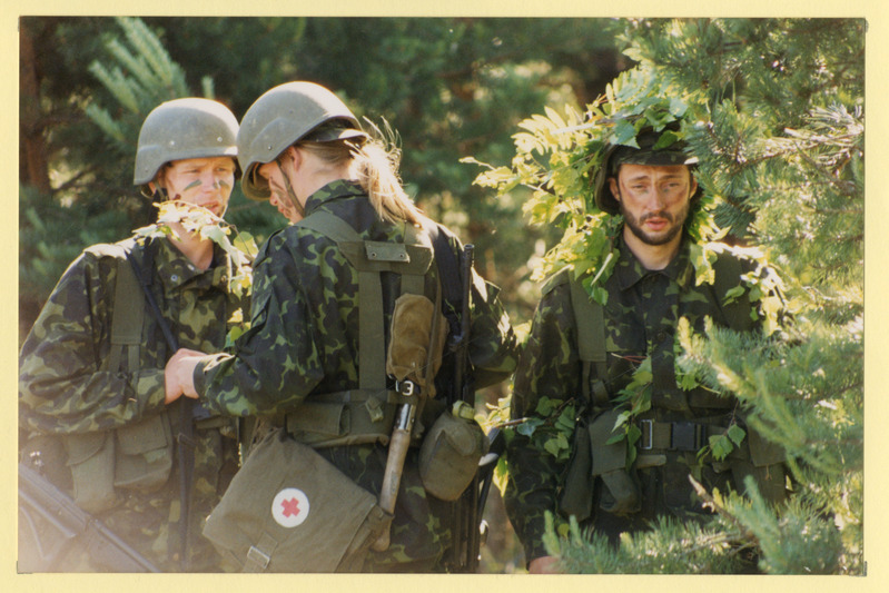 Foto. Reservväelased