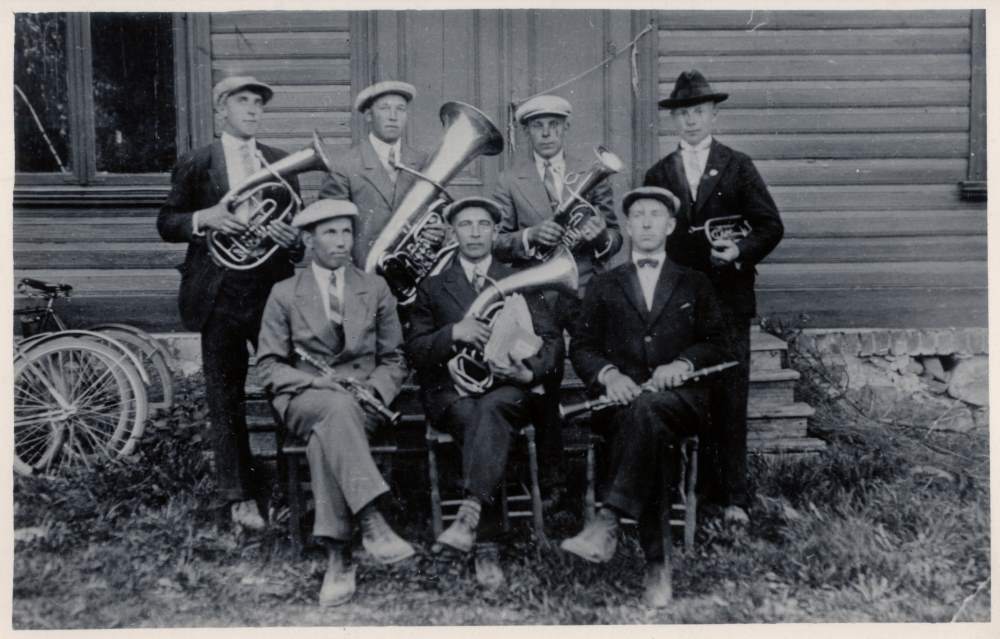 Fotokoopia. Uduvere Põllumeeste Seltsi puhkpilliorkester.
