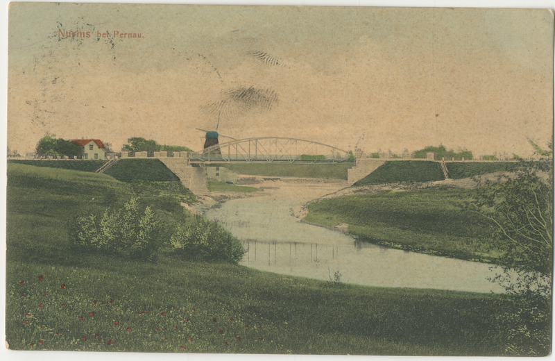 Foto. Fotopostkaart. Nurme sild.