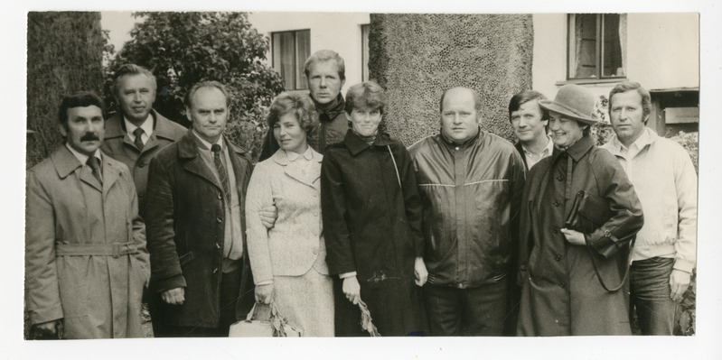 Foto. Pärnu treenerid ja sporditöötajad. 1970-1980ndad.