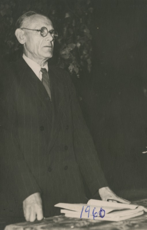 Foto. Are kool. Direktor Edur Roosalu, 1960