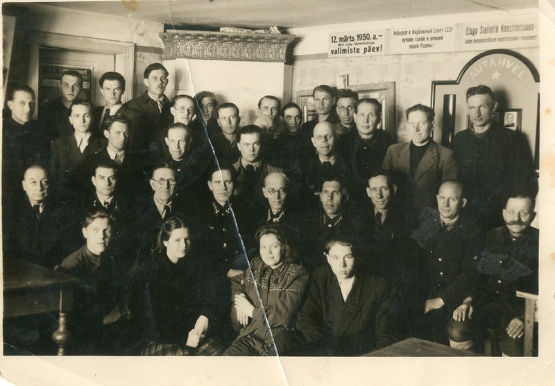 Foto. Pärnu Side liinitehniline jaoskond. Pärnu, 1950
