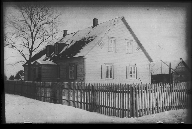 Klaasnegatiiv. Orajõe vallamaja. Pärnu maakond, Häädemeeste