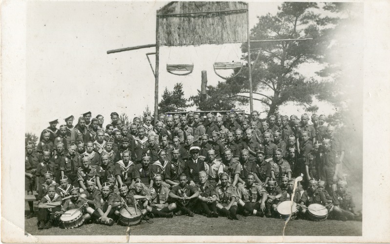 Foto. III Eesti Skautide suurlaager. Pärnu malev. Haapsalu, Paralepa. 1936
