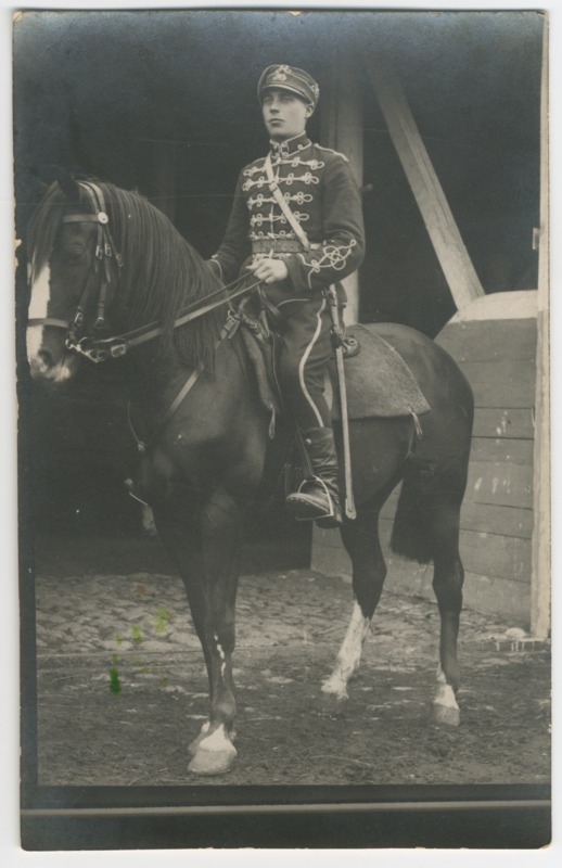 Foto. Otto Jürissalu Tartu Ratsarügmendis