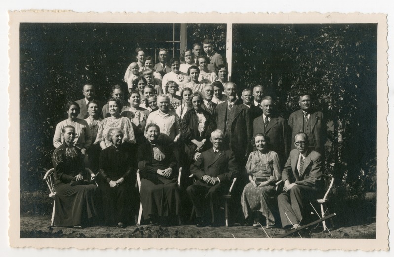 Foto. Otto ja Marie Obermanni kuldpulmad