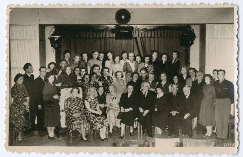 Foto. Pärnu esperantistid 1958. aastal