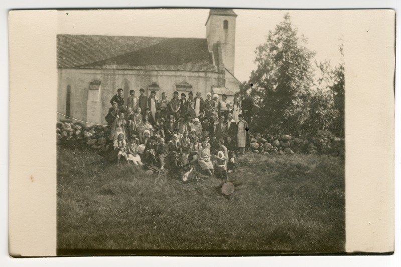 Foto. Kooliekskursioon Saaremaale 1926. aastal
