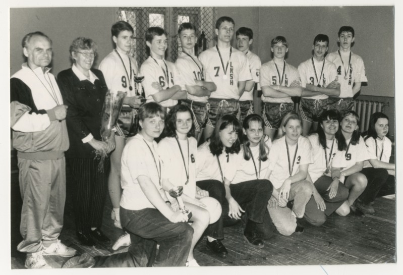 Foto. Pärnu noored võrkpallurid