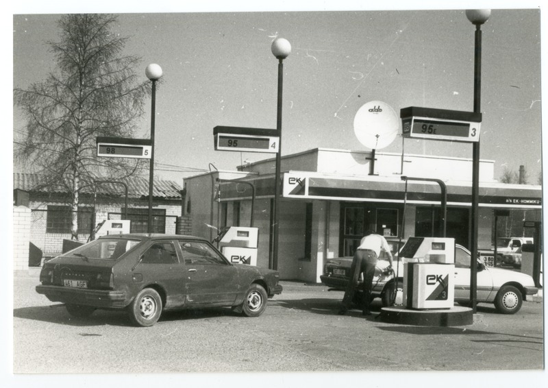 Foto. Tankla Pärnu kesklinnas
