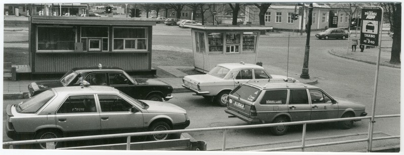 Foto. Taksopeatus Pärnu kesklinnas