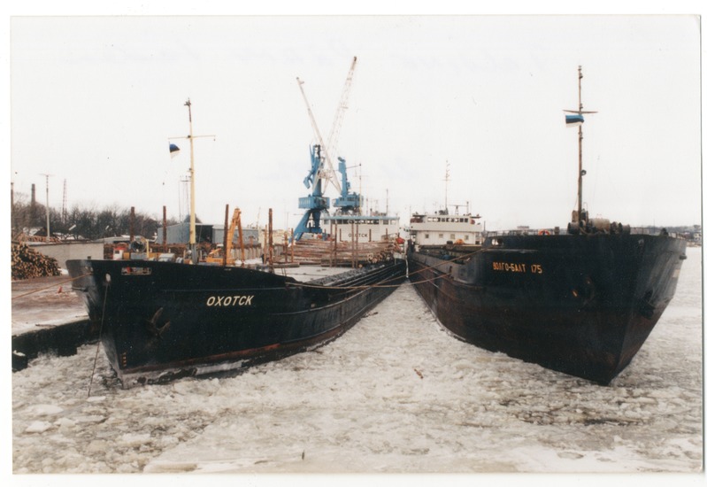 Foto. Talvine Pärnu sadam