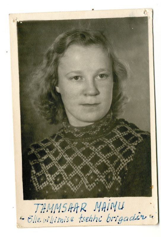 Foto. Brigadir Maimu Tammsaar