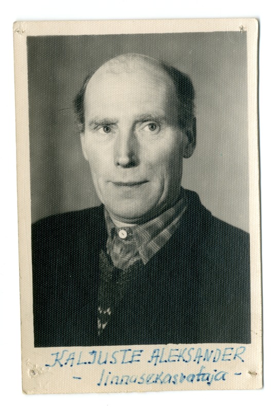 Foto. Linnasekasvataja Aleksander Kaljuste