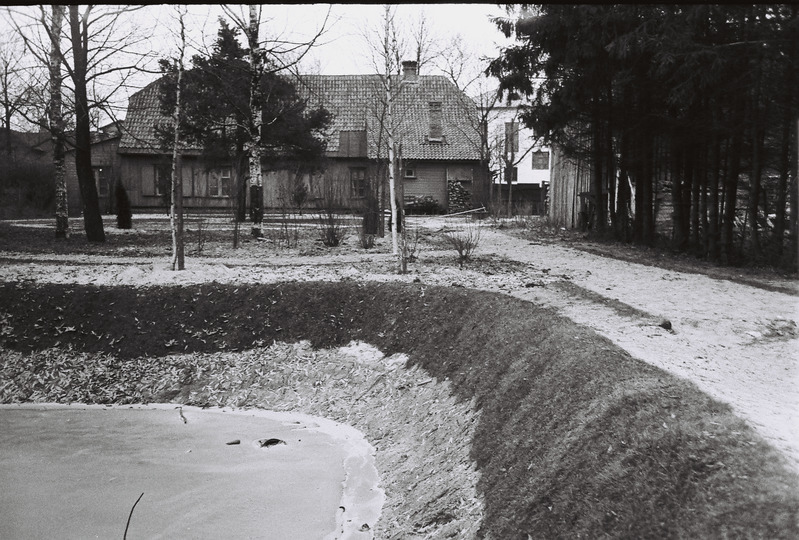 Negatiiv. Koidula muuseumi õu